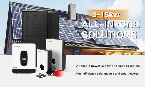 Customized 400w Home Solar Panel Power System with 5.5Kw Solar Inverter